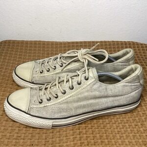 John Varvatos x Converse All Star Chuck Taylor Men's Size 10.5 Low Sand Beige